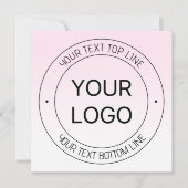 簡単ロゴの置換と編集可能文字ピンクグラデーション (正面)