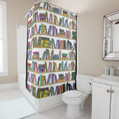 簡単図書館の本箱 シャワーカーテン (インサイチュ)
