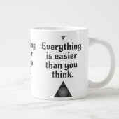 簡単寿命 ジャンボコーヒーマグカップ (右)