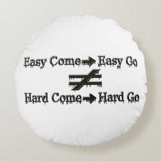 簡単工事デザイン及び懸命工事人間関係 ラウンドクッション (正面)