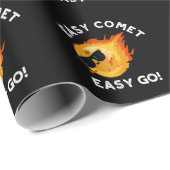 簡単彗星簡単ゴーおもしろい天文学プンダークBG ラッピングペーパー (ロールコーナー)