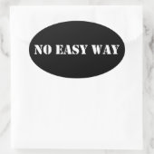 簡単方法なし 楕円形シール (バッグ)