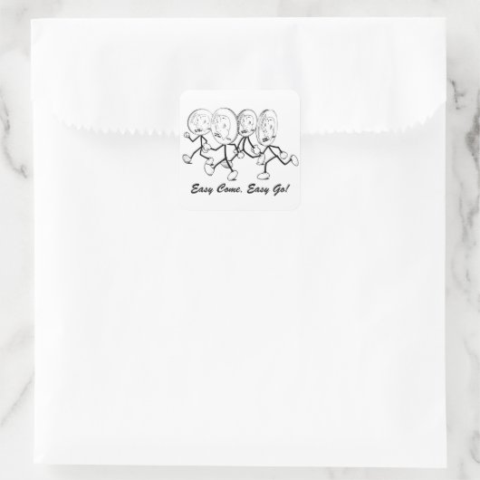 簡単来簡単行け！ スクエアシール (バッグ)