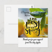 簡単楽々レモン絞り ポストカード (正面/裏面)