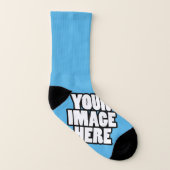 簡単独自の作成パーソナライズされた ソックス (右外側)