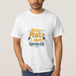 簡単皮のレモン絞り Tシャツ
