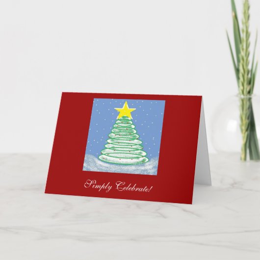簡単祝に!クリスマスカード シーズンカード (正面)