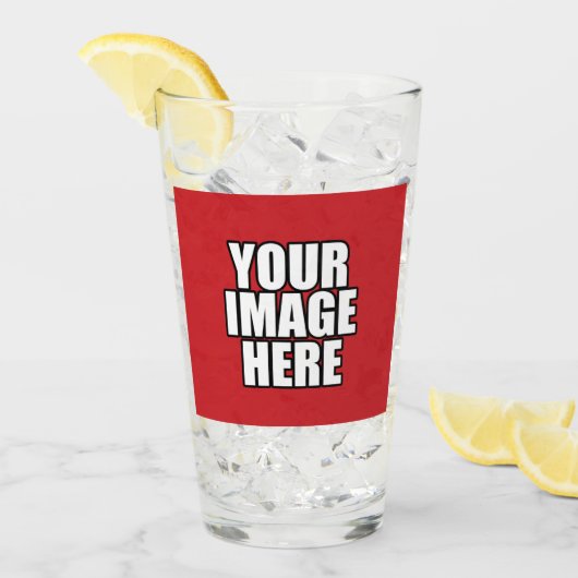 簡単自分で作パーソナライズされたった独自の作成 タンブラーグラス (アイス正面)