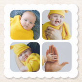 簡単自身の写真をカユニークスタマイズ ペーパーコースター (正面)