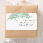 簡単読ミニマル差出人住所ラベル ラベル (インサイチュ)