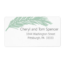 簡単読ミニマル差出人住所ラベル ラベル