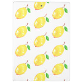 簡単豆レモンスキージのかわいい水彩柑橘類 クリップボード (裏面)