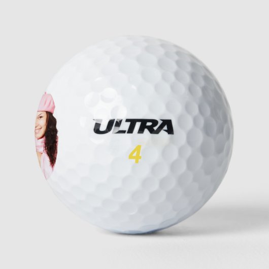 簡単追加の写真パーソナライズされたカスタム ゴルフボール (ロゴ)