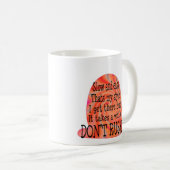 簡単遅らせれば コーヒーマグカップ (正面右)