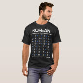 簡単韓国ハングル学のKPopファン向け_3 Tシャツ (正面フル)