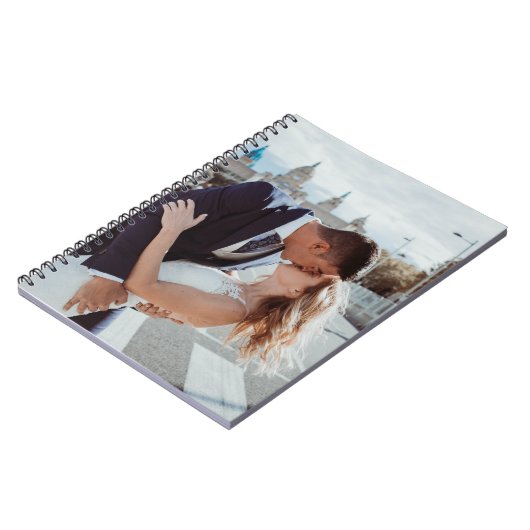 簡単!らせん状ノートパソコパーソナライズされたン – イメージを追加 ノートブック (左側)