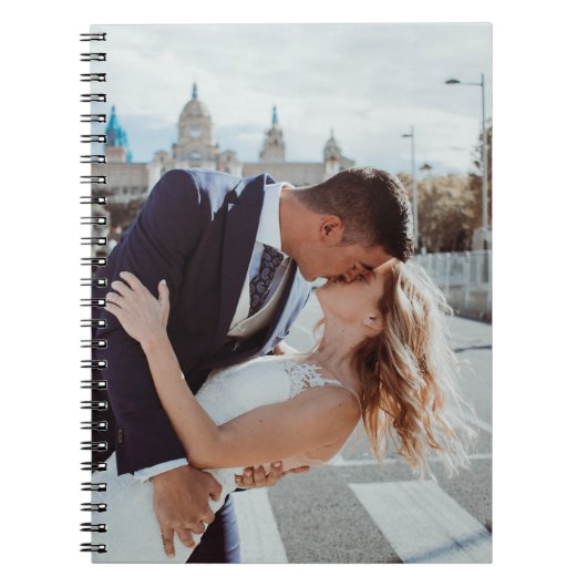 簡単!らせん状ノートパソコパーソナライズされたン – イメージを追加 ノートブック (正面)