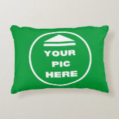 簡単!アクセント枕12" x 16" – ポリエステカスタマイズル アクセントクッション (正面)