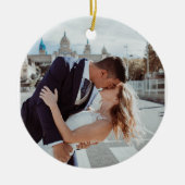 簡単!オーナメントパーソナライズされた- – イメージの追加 セラミックオーナメント (正面)