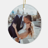 簡単!オーナメントパーソナライズされた- – イメージの追加 セラミックオーナメント (左)