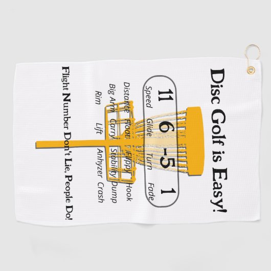 簡単 ゴルフタオル (横)