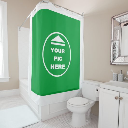 簡単!シャワーカーテン – カスタム シャワーカーテン (インサイチュ)