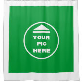 簡単!シャワーカーテン – カスタム シャワーカーテン (正面)