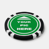 簡単!トランプのポーカーチップス – ブラックカスタム- ポーカーチップ (シングル)