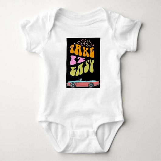 簡単 ベビーボディスーツ (正面)