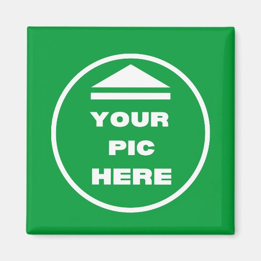 簡単!正方形マグネット – 2インチ – カスタム マグネット (正面)