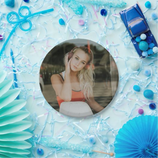 簡単!紙プレートパーソナライズされた- – イメージの追加 ペーパープレート (パーティー)