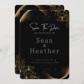 簡単!結婚式招待状-詳細の追加（濃） 招待状 (正面/裏面)