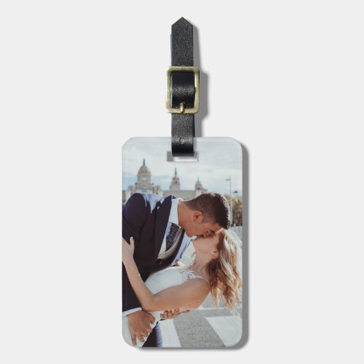 簡単!荷物タグパーソナライズされた- – 画像の追加 ラゲッジタグ (正面縦)