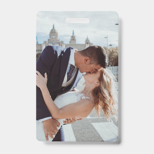 簡単!IDバッジ – パーソナライズされた – イメージの追加 バッジ (表面)