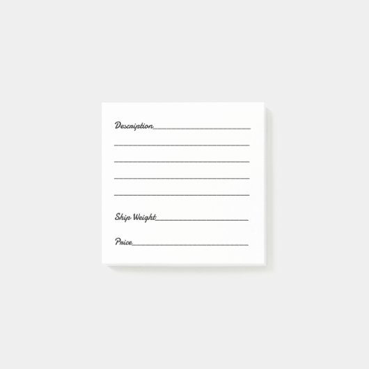 簡単eBayリストの在庫ラベルボックスのマーキングラベル ポストイット (正面)