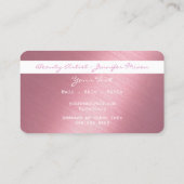 簡易お洒落クレジットカー輝くド 名刺 (裏面)