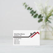 簡易ホームサービスコンストラクションビジネスカード 名刺 (スタンド正面)