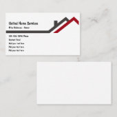 簡易ホームサービスコンストラクションビジネスカード 名刺 (正面/裏面)