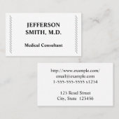簡易医療コンサルタントの名刺 名刺 (正面/裏面)