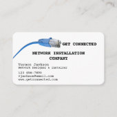 簡易型ネットワークインストール会社 名刺 (正面)