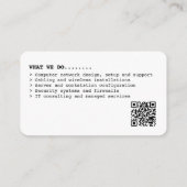 簡易型ネットワークインストール会社 名刺 (裏面)