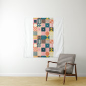 簡易型モダン抽象芸術パターンデザイン タペストリー (インサイチュ(横))