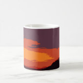 簡易日没 コーヒーマグカップ (中央)
