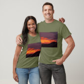 簡易日没 Tシャツ (ユニセックス)