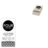 簡易燃え殻の名刺 ラバースタンプ (押印)