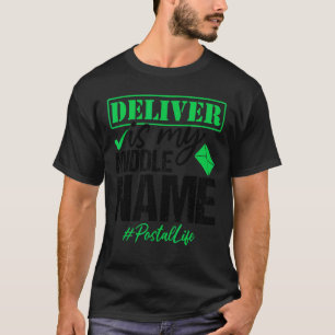 簡易郵便従事者郵便配送業者Q Tシャツ