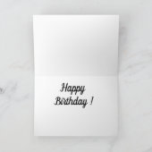 簡易風光明媚な誕生日カード カード (内部)