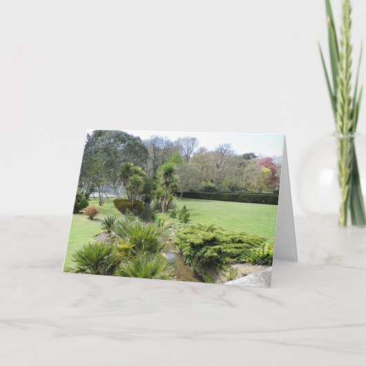 簡易風光明媚な誕生日カード カード (正面)