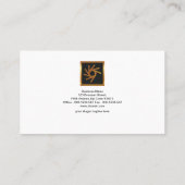 簡潔で新しく青いプルダウン式タブの工場監督 名刺 (裏面)