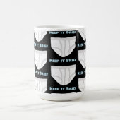 簡潔にね コーヒーマグカップ (中央)